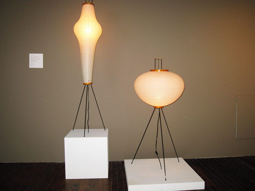 noguchi style lamp