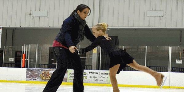 Ice skating coach's path to overcome serious Family medical condition