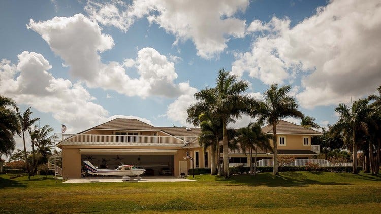 Where your backyard is a taxiway — Aero Club in Wellington