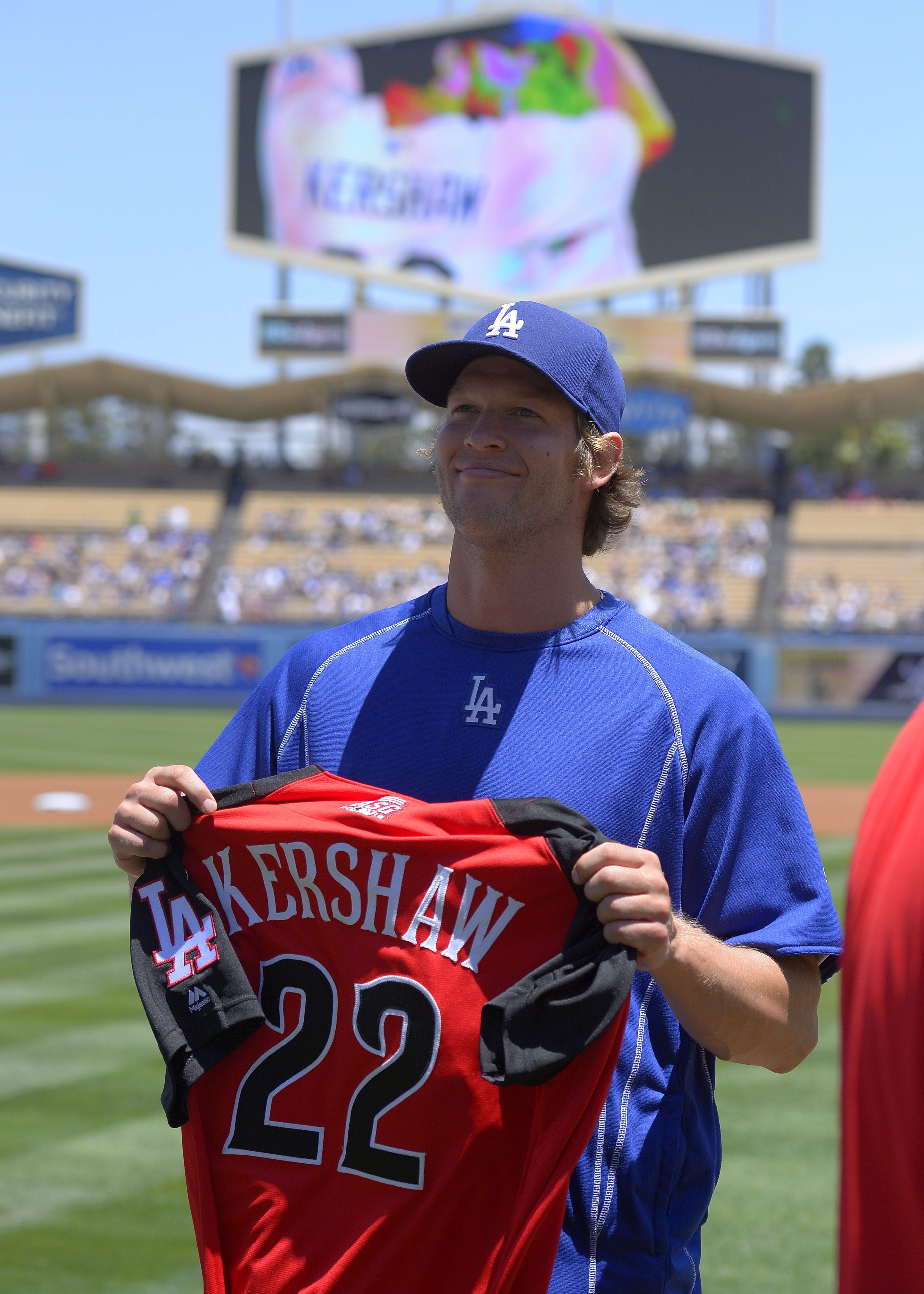 clayton kershaw all star jersey