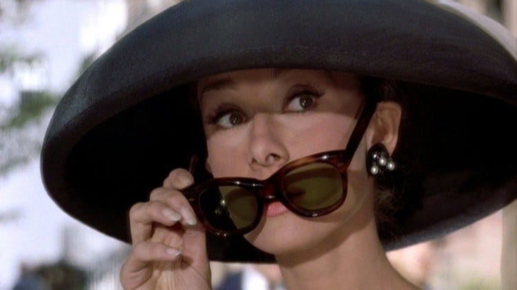 audrey hepburn chanel sunglasses