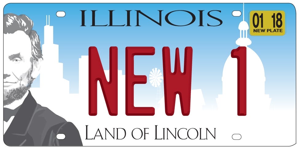 New Illinois license plate design revealed