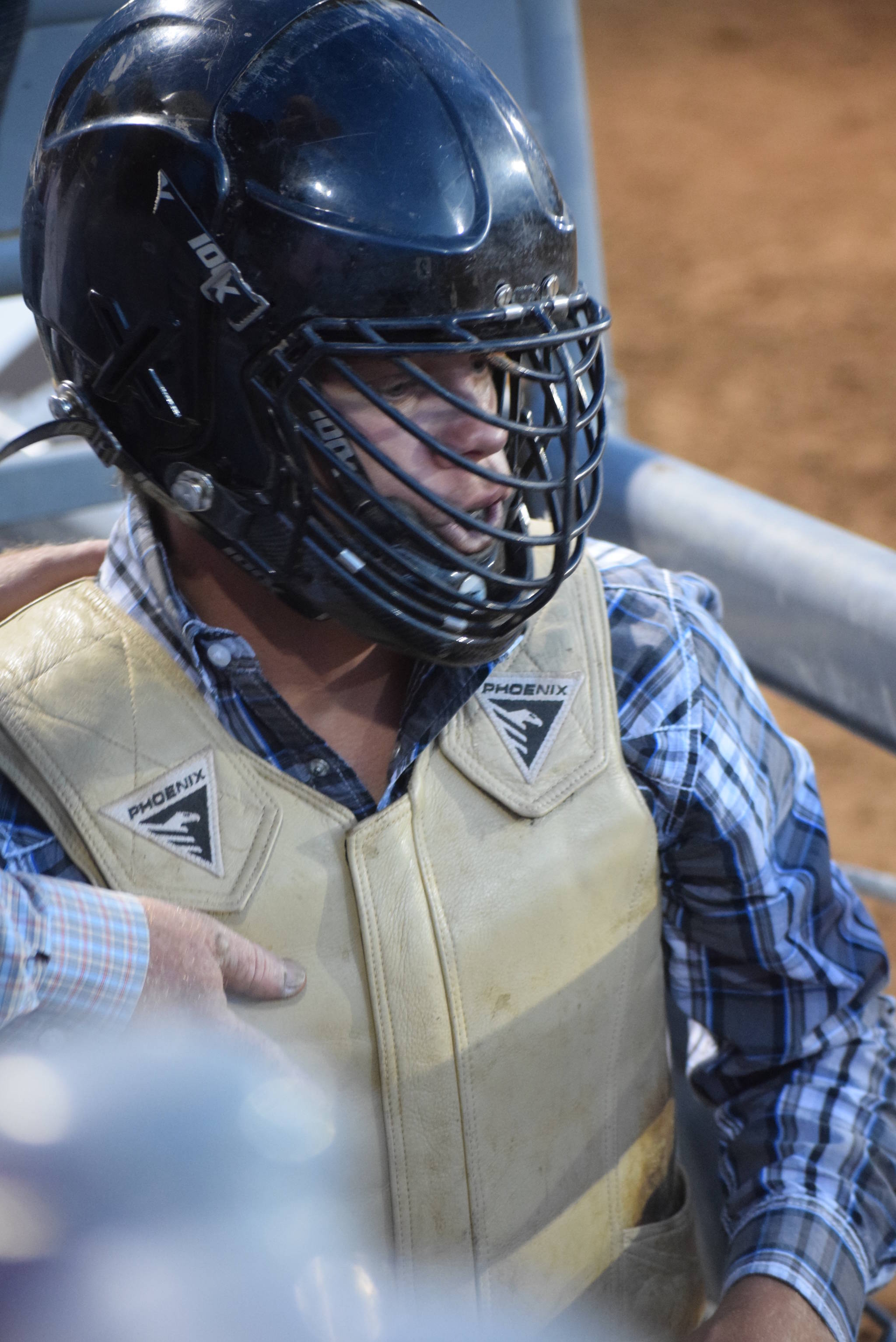 phoenix bull riding helmet