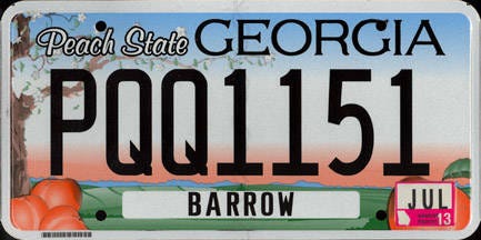 new month stickers for license plates