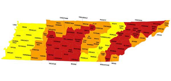 Radon Gas Zone 2 Spring Hill Located Within Epa's Radon Zone; Local Company Offers Testing