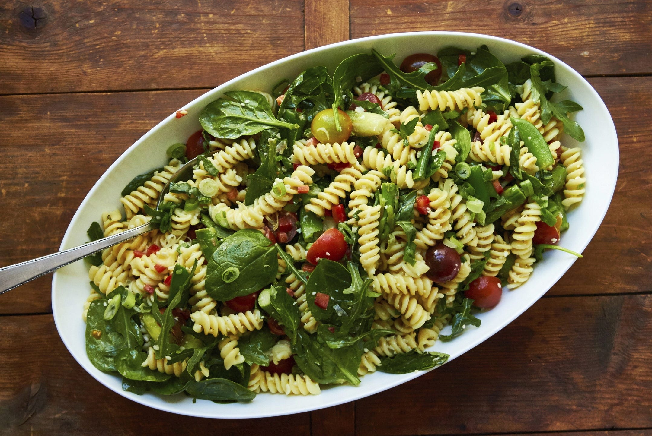 Get your spring on with colorful pasta salad