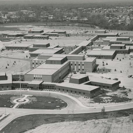 An aerial view of the George A. Zeller Zone Clinic from May 27, 1967. JOURNAL STAR FILE PHOTO