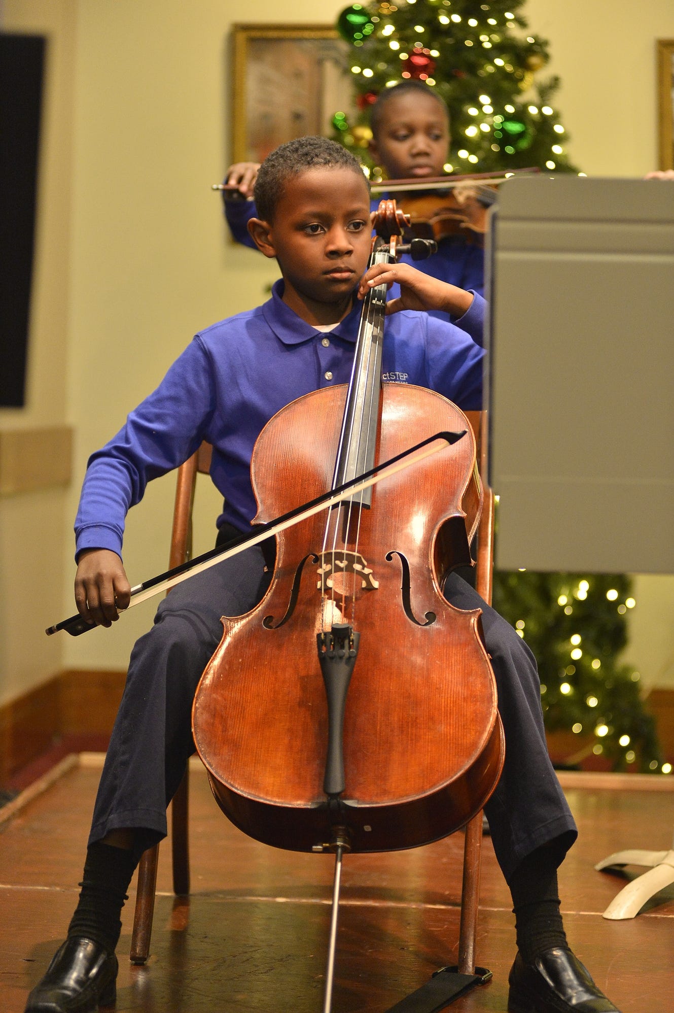 children playing cello