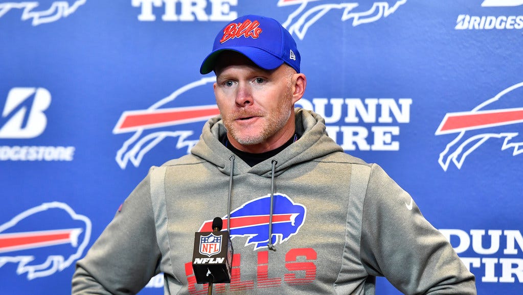 Bills coach Sean McDermott won't comment on verbal altercation with  Patriots staffers