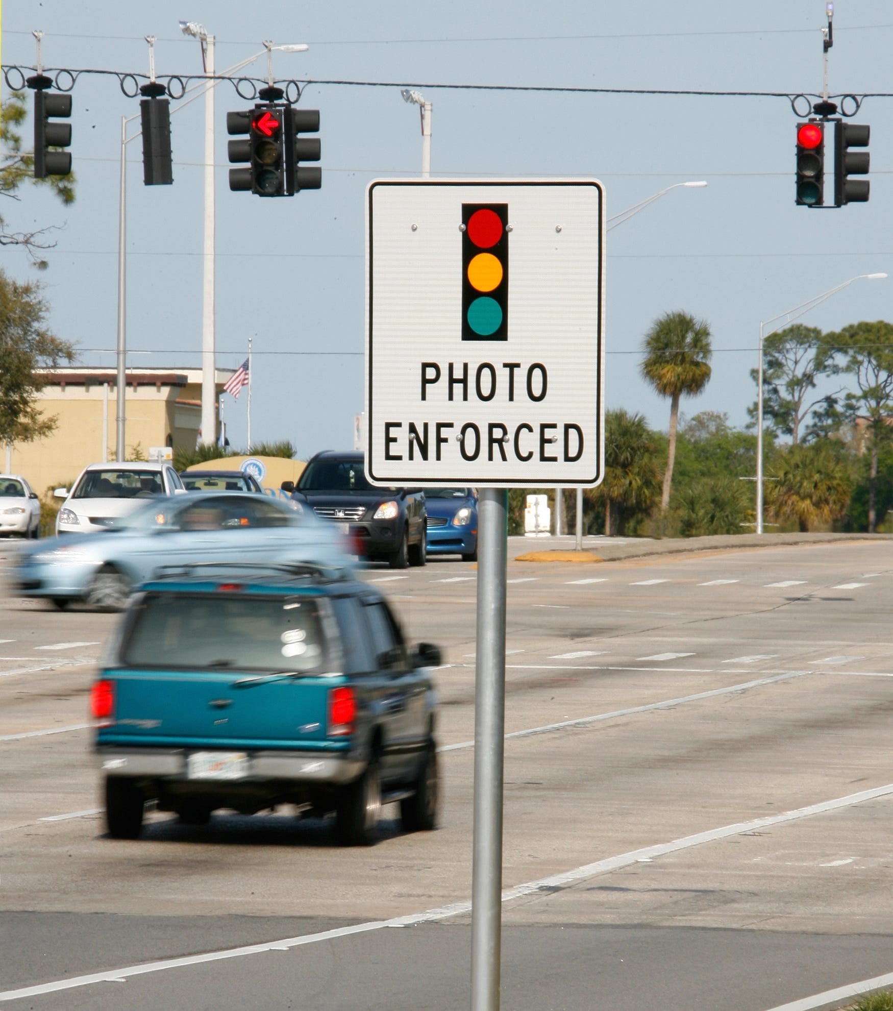 stopping at a green light ticket