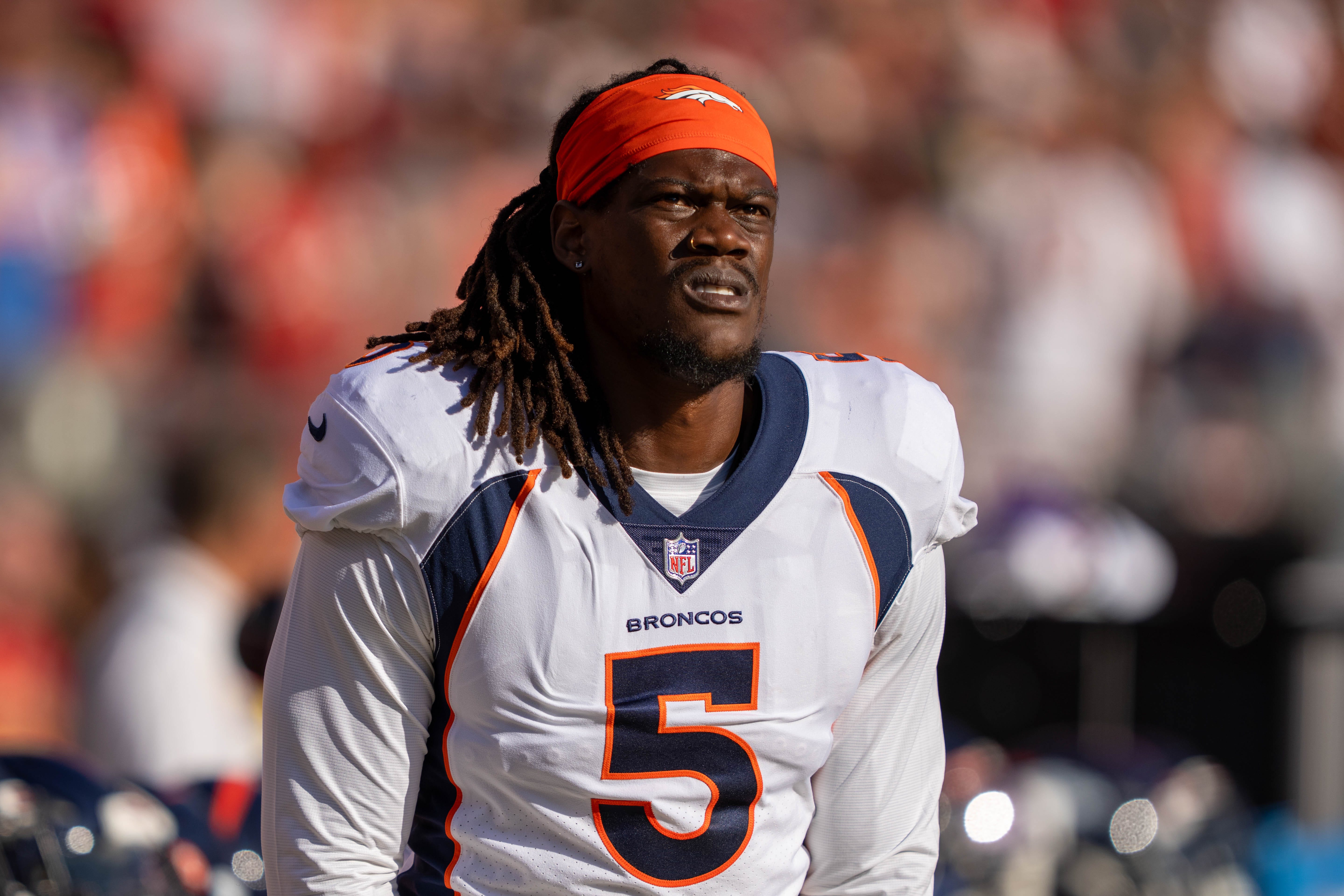 Denver Broncos running back JaQuan Hardy (41) plays against the