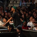 Tyrese Haliburton helps Logan Paul on WWE Smackdown, stares down Jalen Brunson at MSG