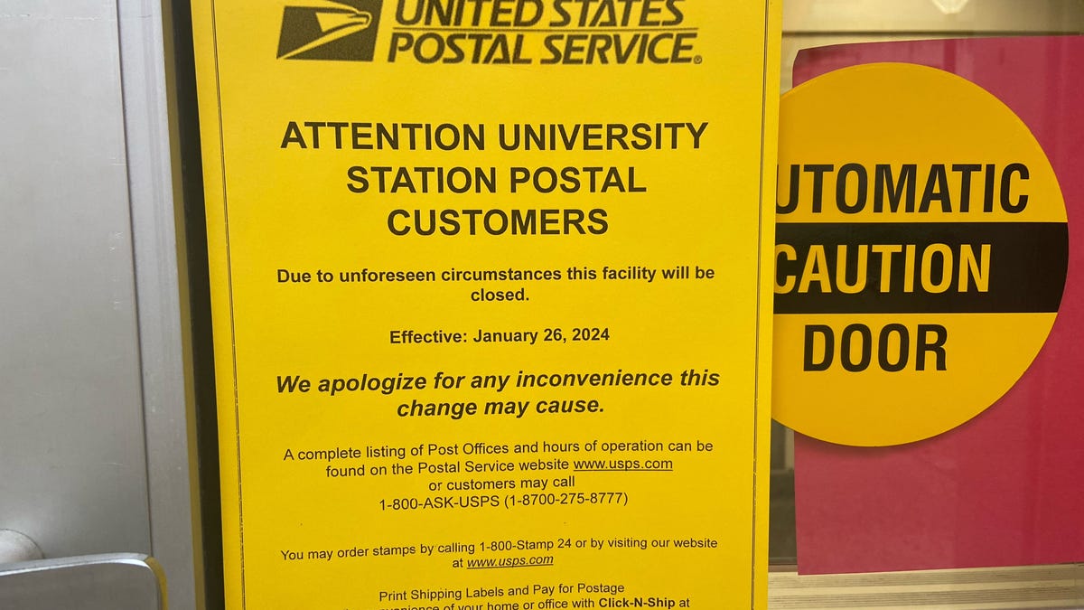 德克萨斯大学的美国邮政服务办事处将于1月26日关闭