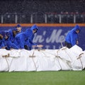 Mets-Yankees Subway Series game resumes after delay due to severe weather in New York area
