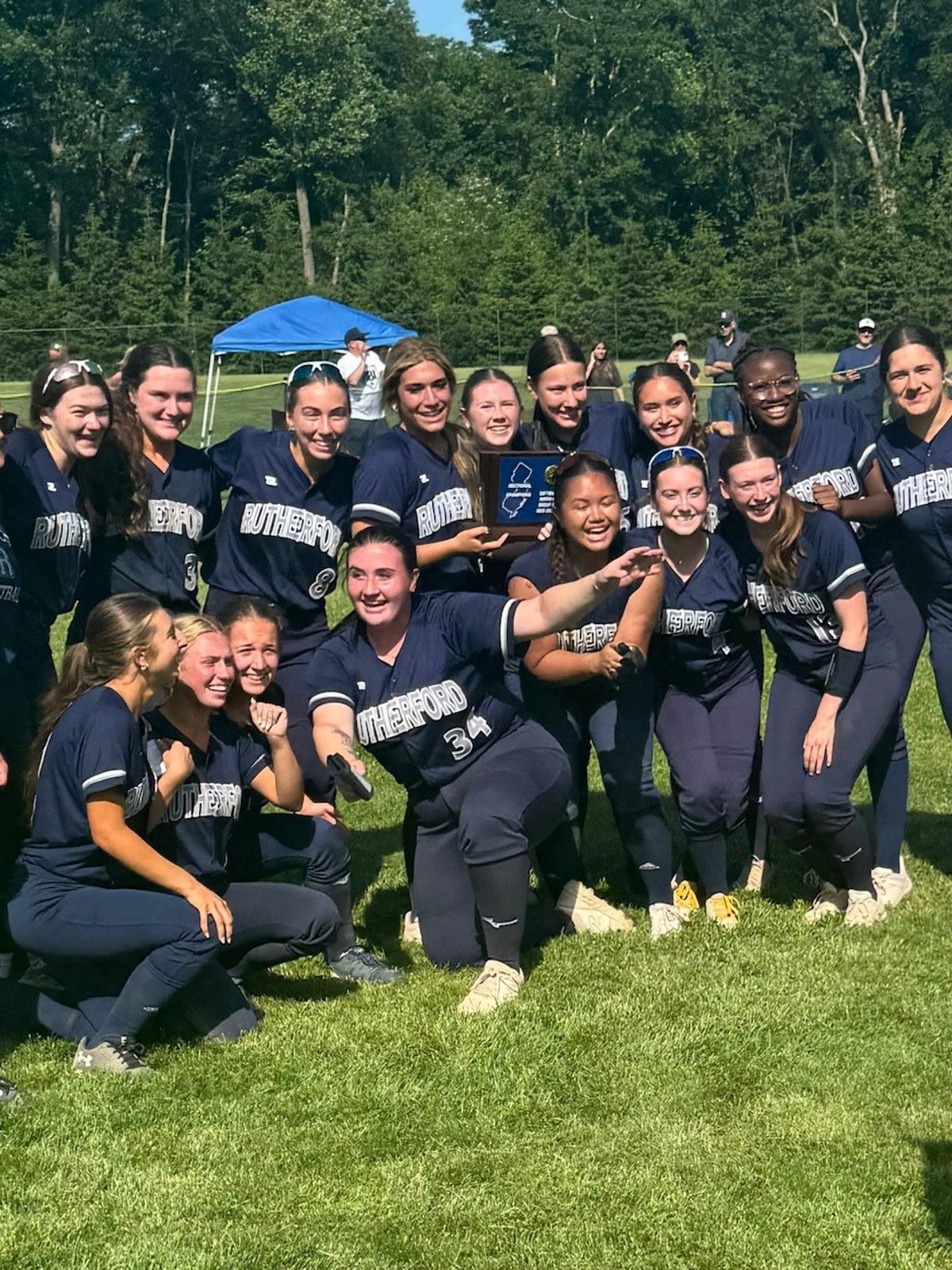 Rutherford High School wins section title with freshman hitting two homers