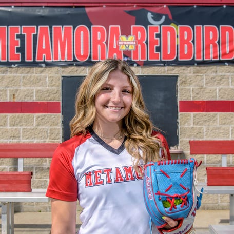 Metamora junior Kaidance Till ended the 2024 season with a .509 batting average, 44 runs, 32 walks, 10 stolen bases and a .954 fielding percentage. She repeats as the 2024 Journal Star Softball Player of the Year.