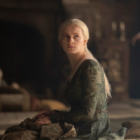 Phia Saban as Helaena Targaryen in "House of the Dragon."