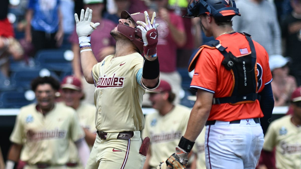 Florida State drops Virginia to stay alive at College World Series