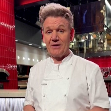 Gordon Ramsay encourages cyclists to wear a helmet after a bad bike accident.