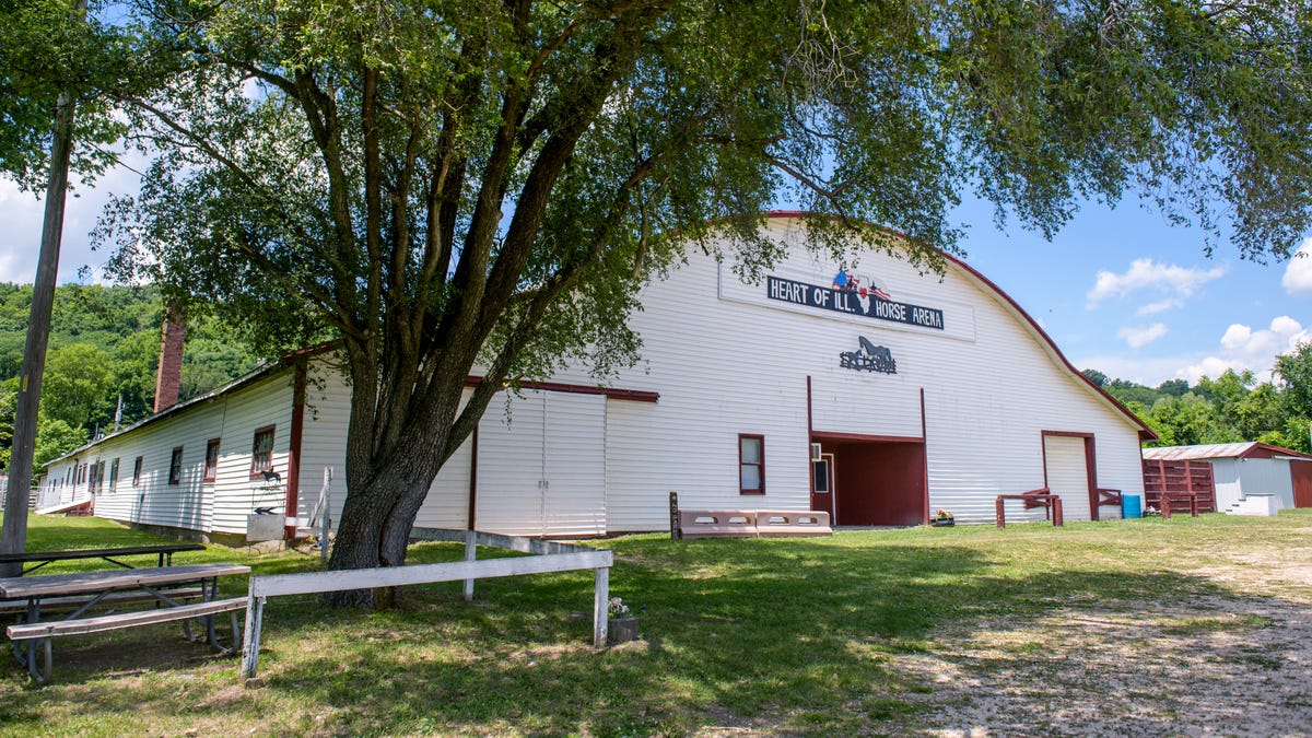 The Heart of Illinois Horse Arena at 9201 N. Galena Road in Peoria, built in 1937, was once a concert venue that hosted several big-name rock acts in the early 1970s.