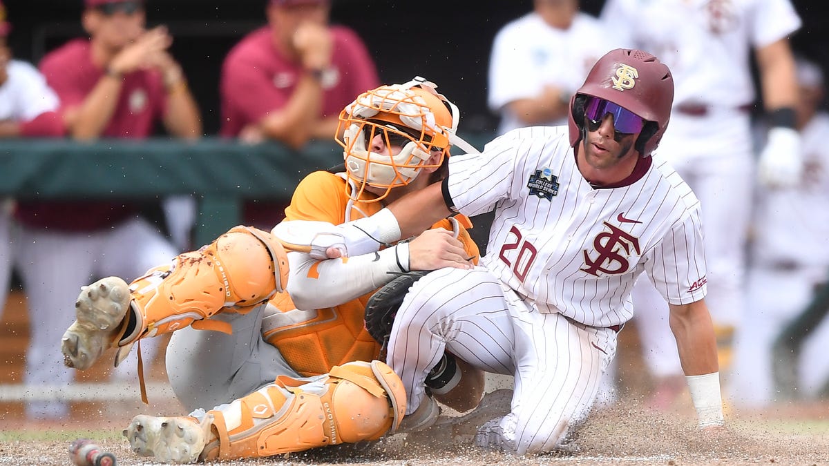 FSU baseball falls to No. 1 Tennessee in College World Series