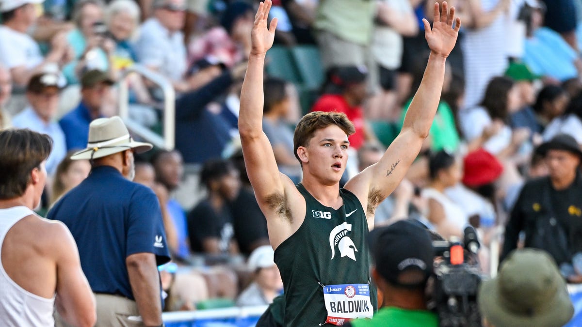 Michigan State’s Heath Baldwin to compete in the decathlon at the Paris Olympics