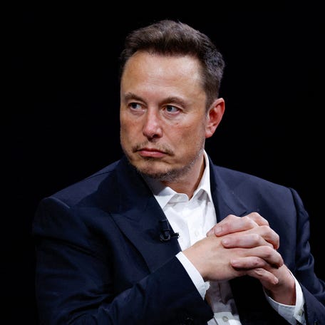 FILE PHOTO: Elon Musk, Chief Executive Officer of SpaceX and Tesla and owner of X, formerly known as Twitter, attends the Viva Technology conference dedicated to innovation and startups at the Porte de Versailles exhibition centre in Paris, France, June 16, 2023.