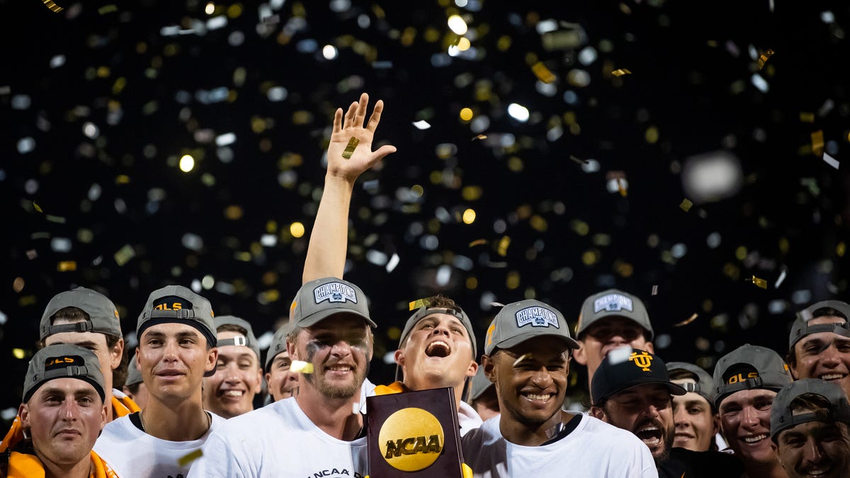 Inside Tennessee’s College Baseball World Series Championship celebration