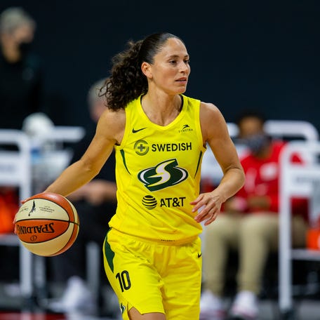 Jerseys like Sue Bird's No. 10 for the Seattle Storm have been in high demand.