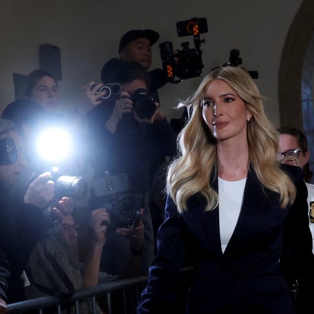 Former President Donald Trump's daughter Ivanka Trump attends the Trump Organization civil fraud trial, in the New York State Supreme Court in the Manhattan borough of New York City on Nov. 8, 2023.