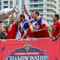 Florida Panthers celebrate Stanley Cup with parade, ceremony in rainy Fort Lauderdale