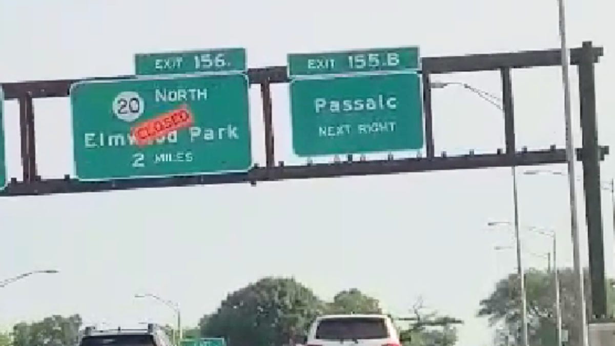 When will Exit 156 on the Garden State Parkway reopen?