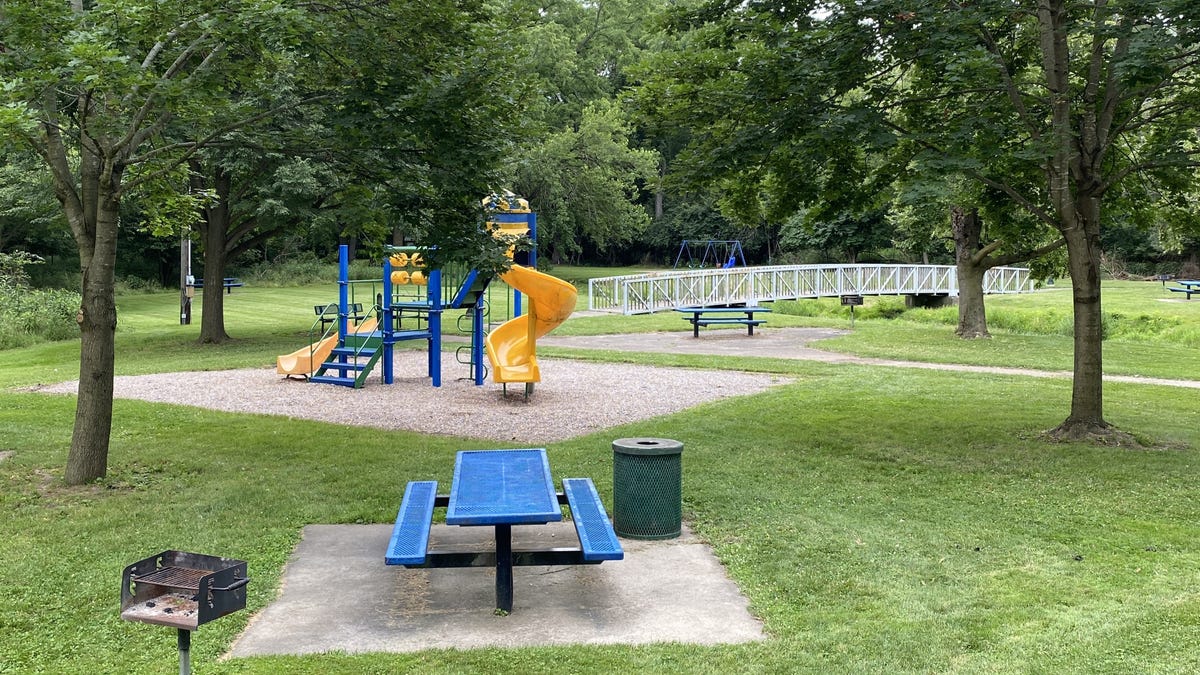 Donation from the Tecumseh Kiwanis Club to replace playground equipment