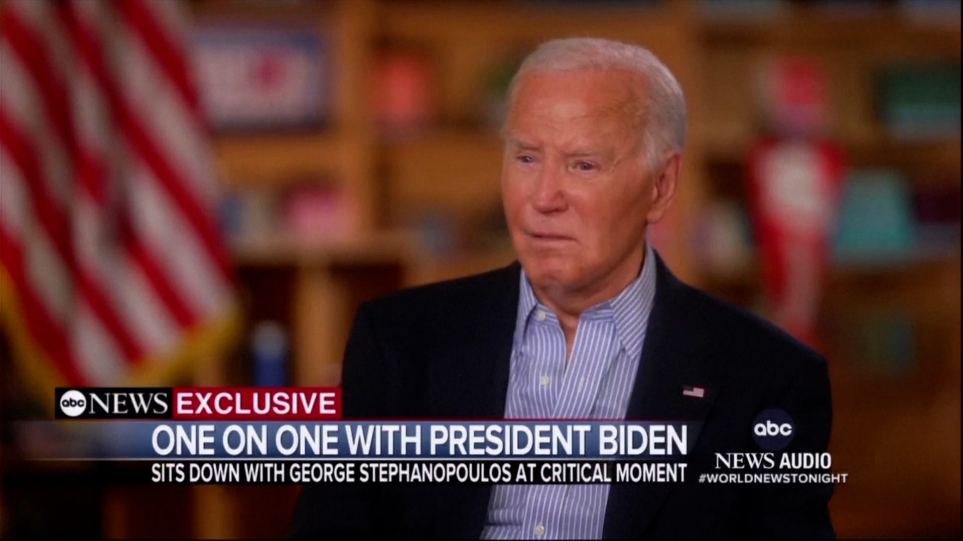 Biden defends himself in ABC interview; refuses need for cognitive test