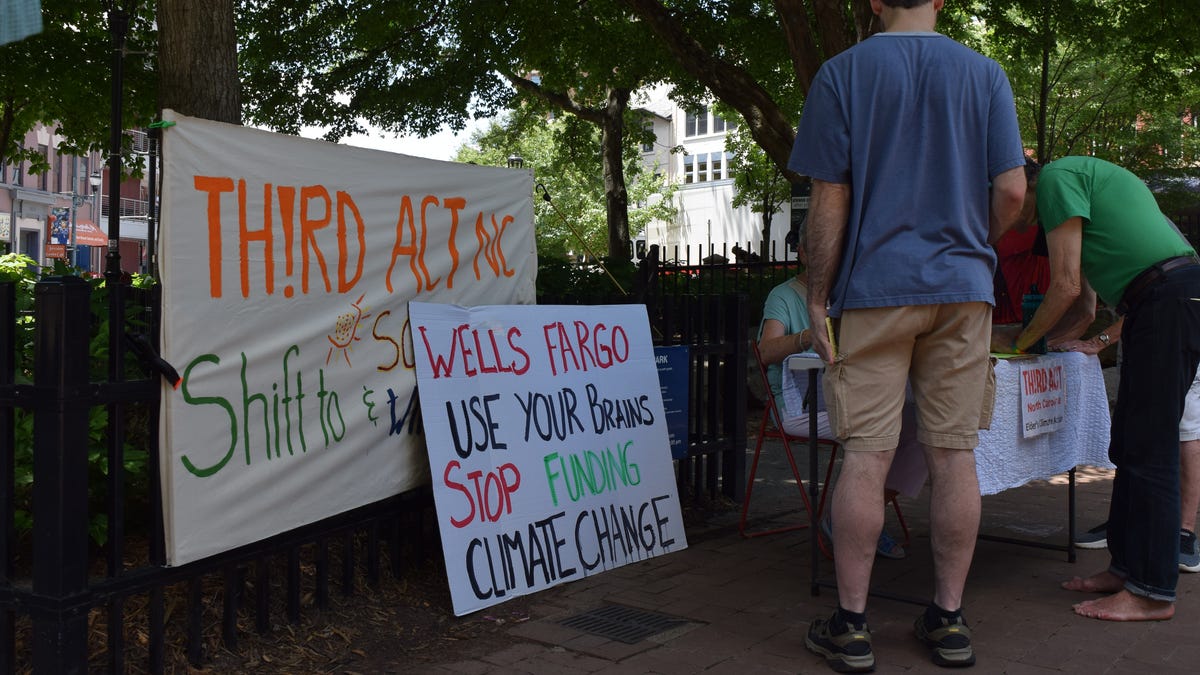 Asheville activists call for climate protection despite extreme heat