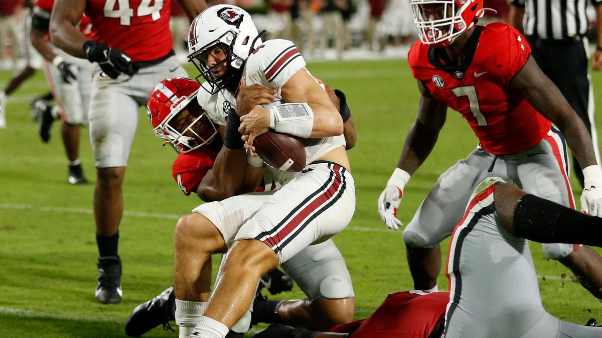 Georgia football vs. South Carolina hits pause in SEC. ‘Going to be weird not playing’