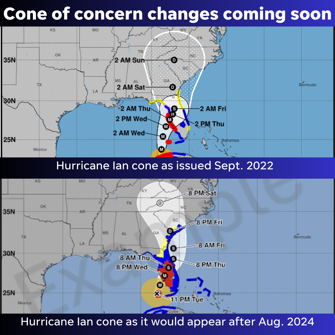 National Hurricane Center Launches New Cone Of Concern For Hurricane ...