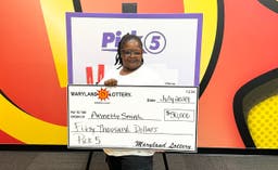 Martinsburg woman wins $50K with Maryland Lottery game bought in Frederick