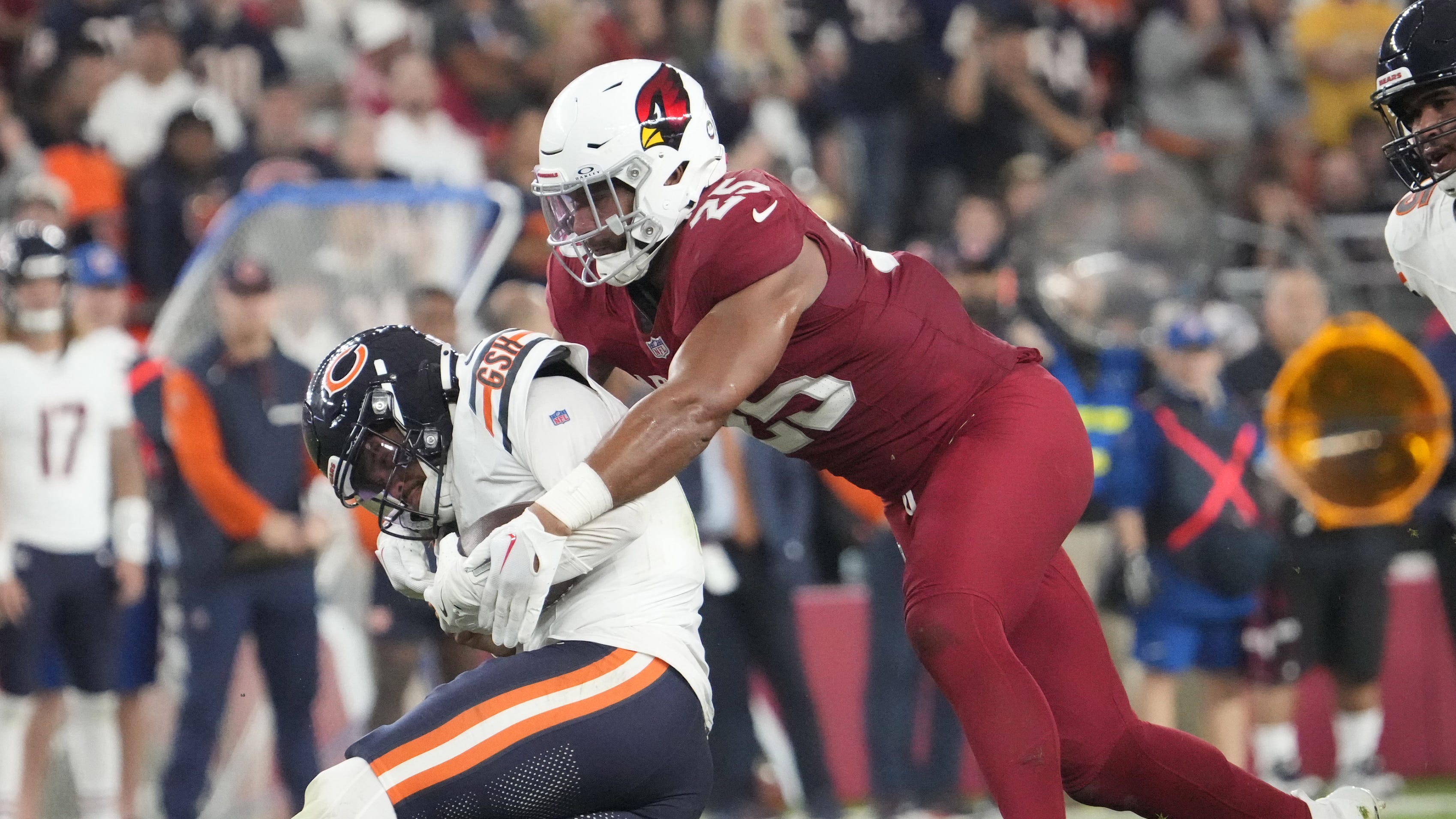 The Cardinals' pass rush is huge in their win over the Chicago Bears