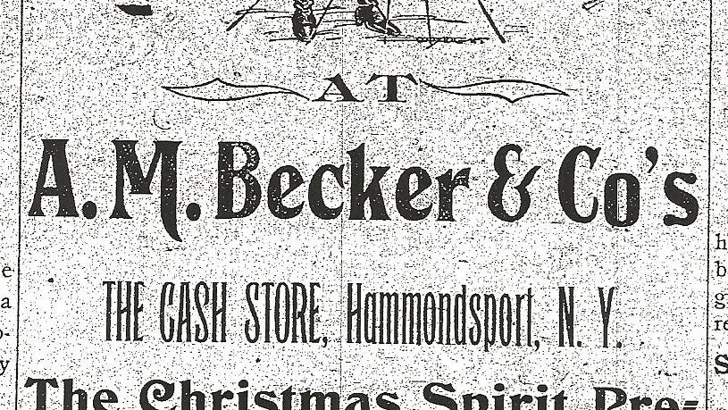 How Christmas 1901 in Steuben County compares to today: History column