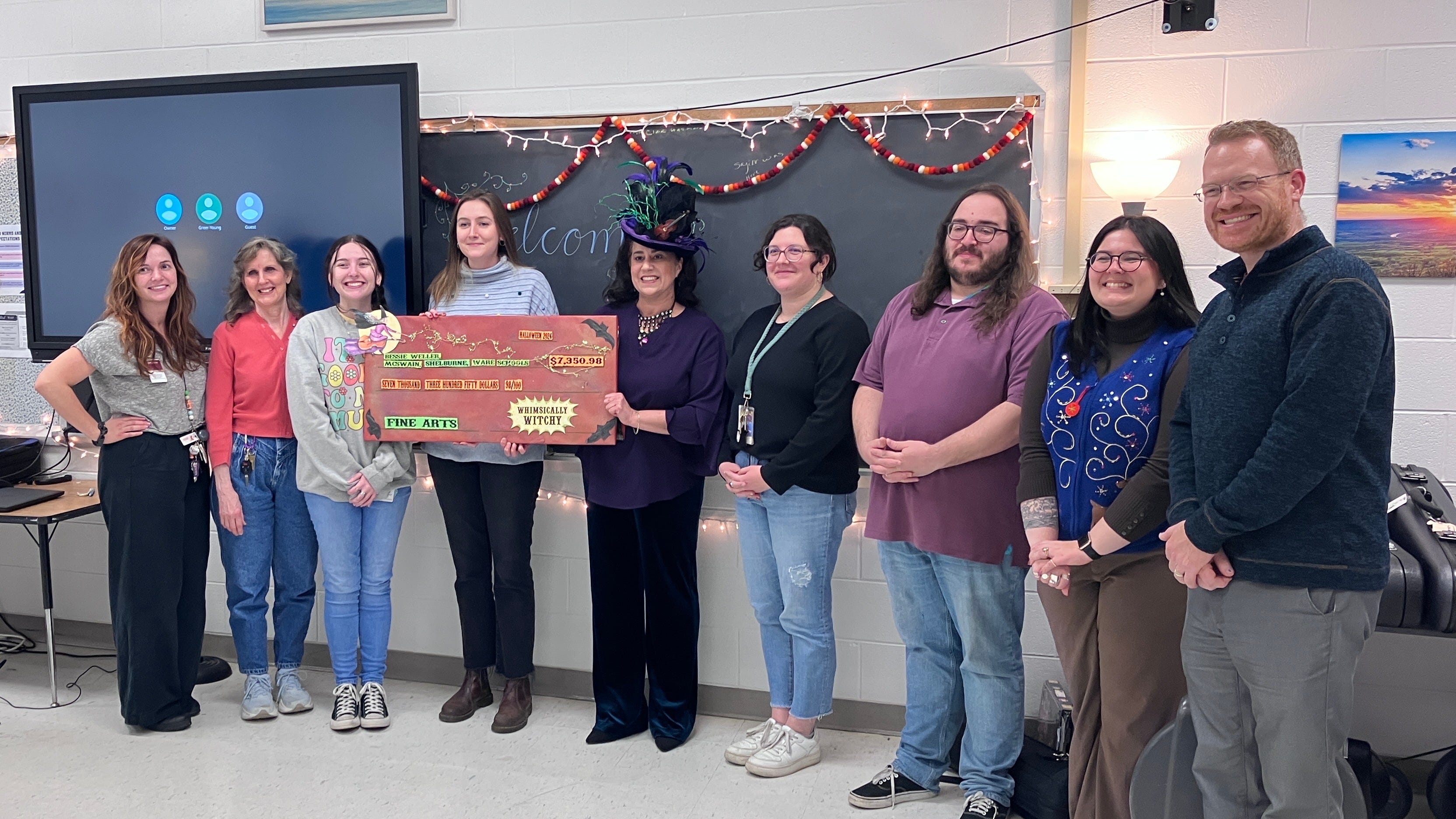 Whimsically Witchy gives back; Staunton names teacher of the year: CHALKBOARD