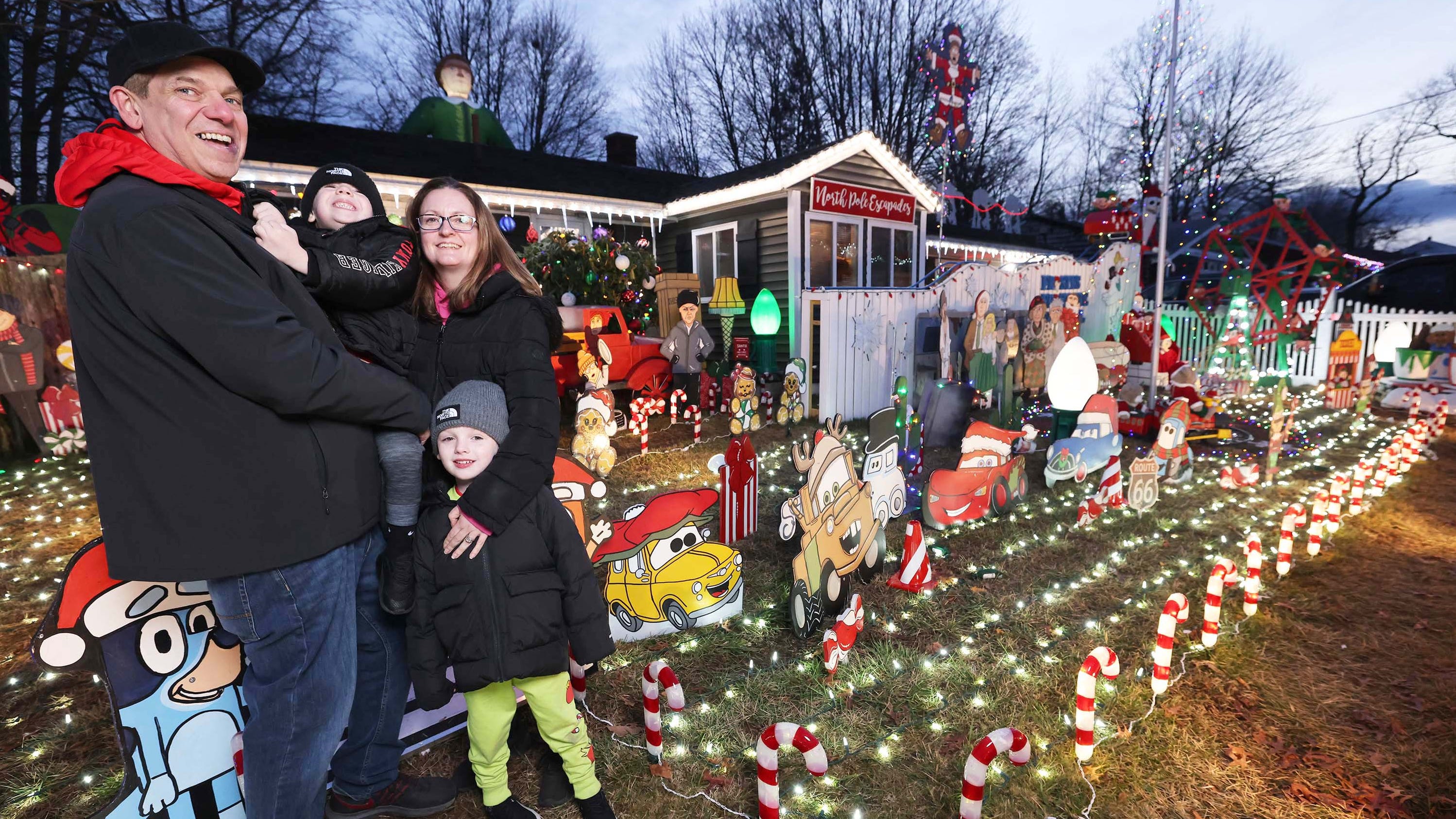 Visit Brockton's top holiday light displays - see the magic for yourself