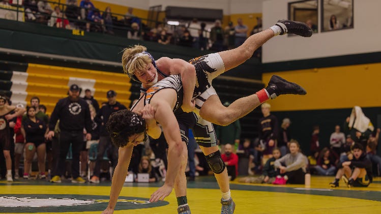 Great Falls High's Baumann, Floerchinger, CMR's Deiter take Holiday wrestling titles