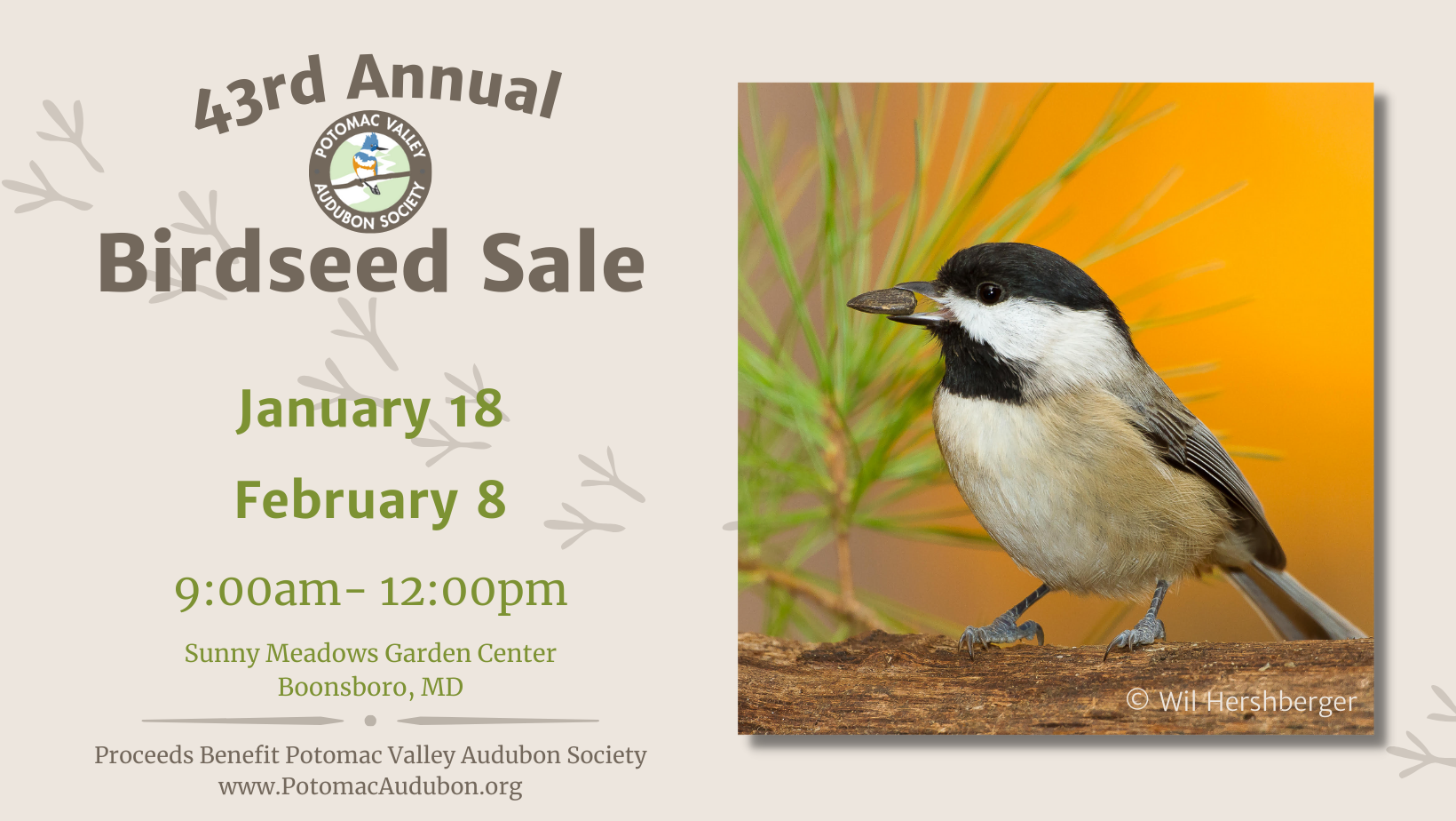 Bird Walks and Seed Sale Highlight Kearneysville Events