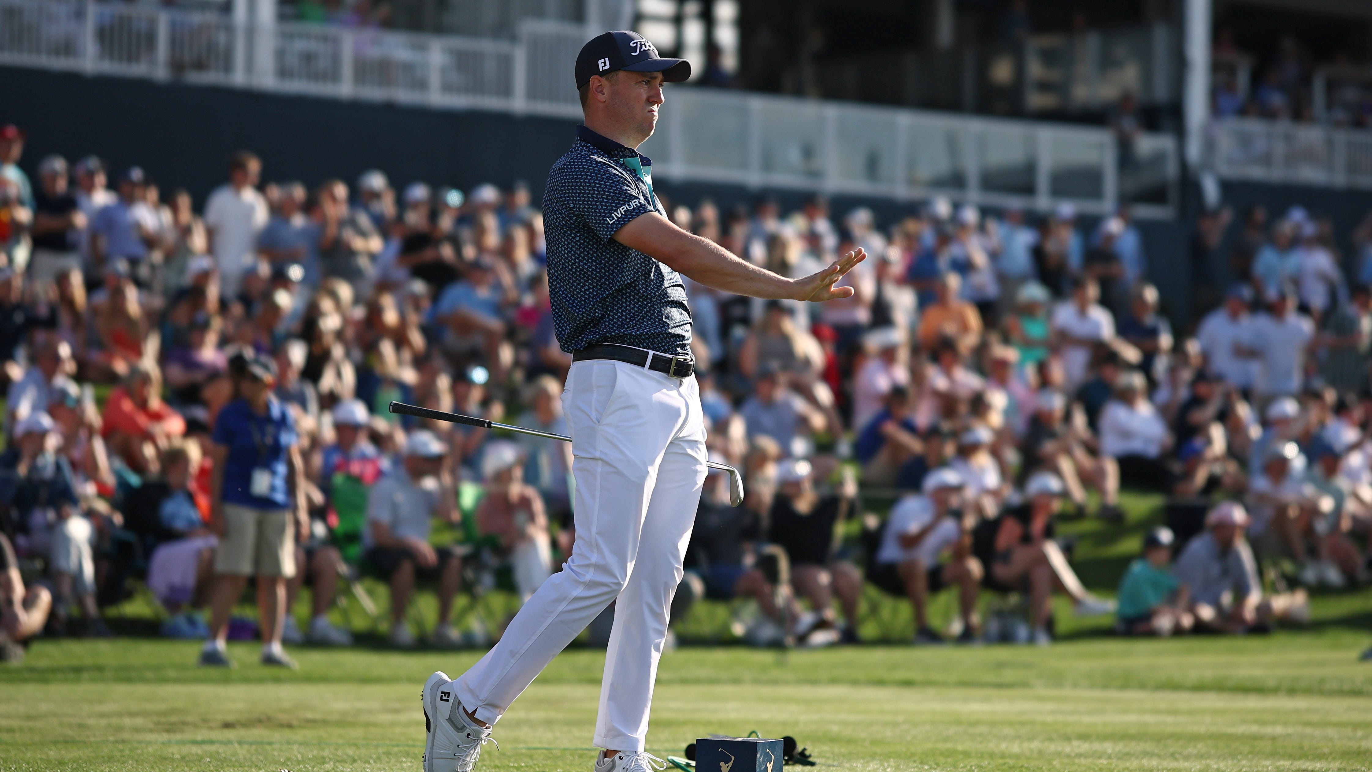 Justin Thomas matches single-round record at The Players on Day 2