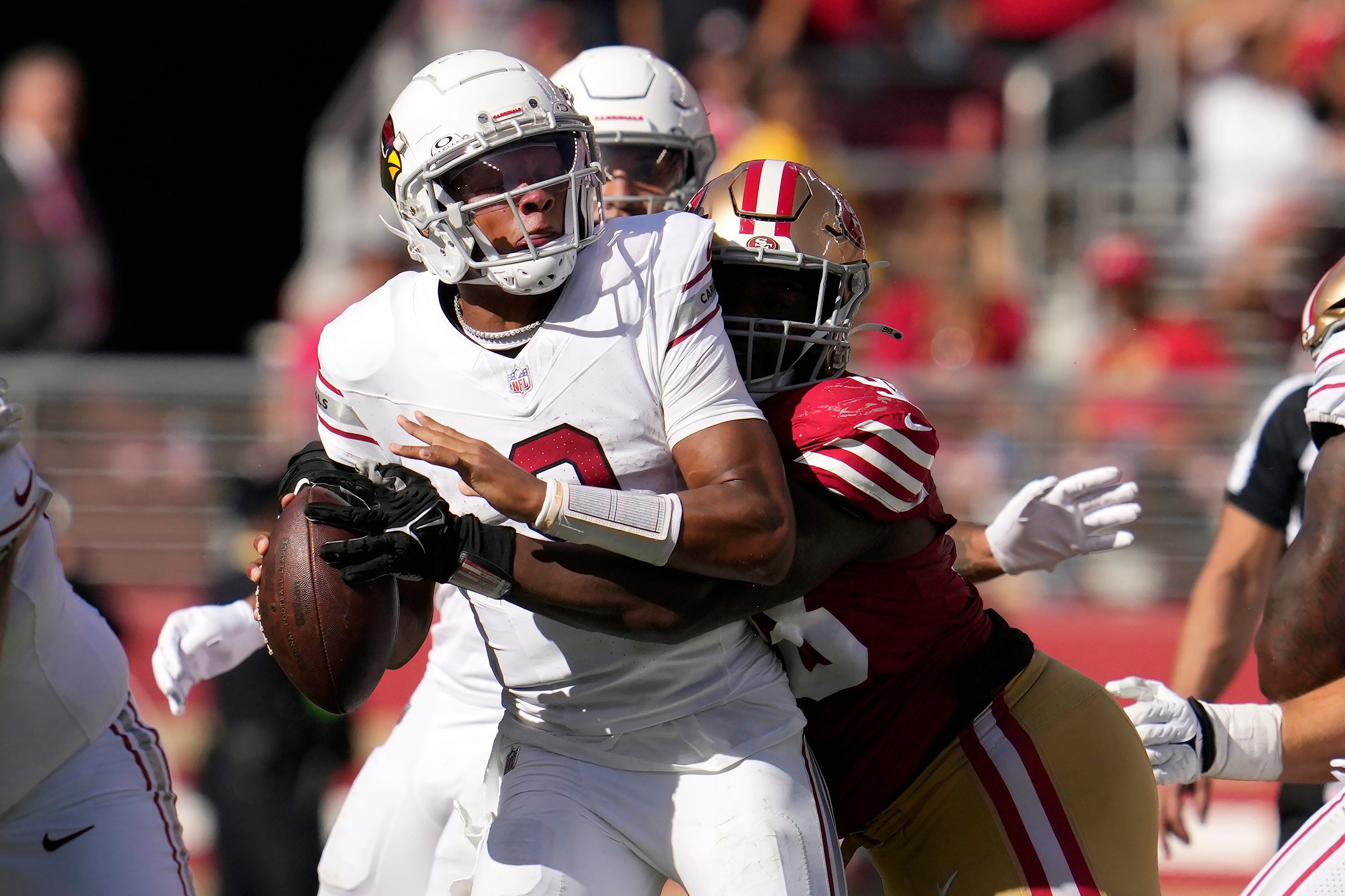 Summary and highlights of Arizona Cardinals 13-38 San Francisco