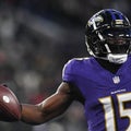 Ravens QB Lamar Jackson seen throwing to Nelson Agholor ahead of training camp
