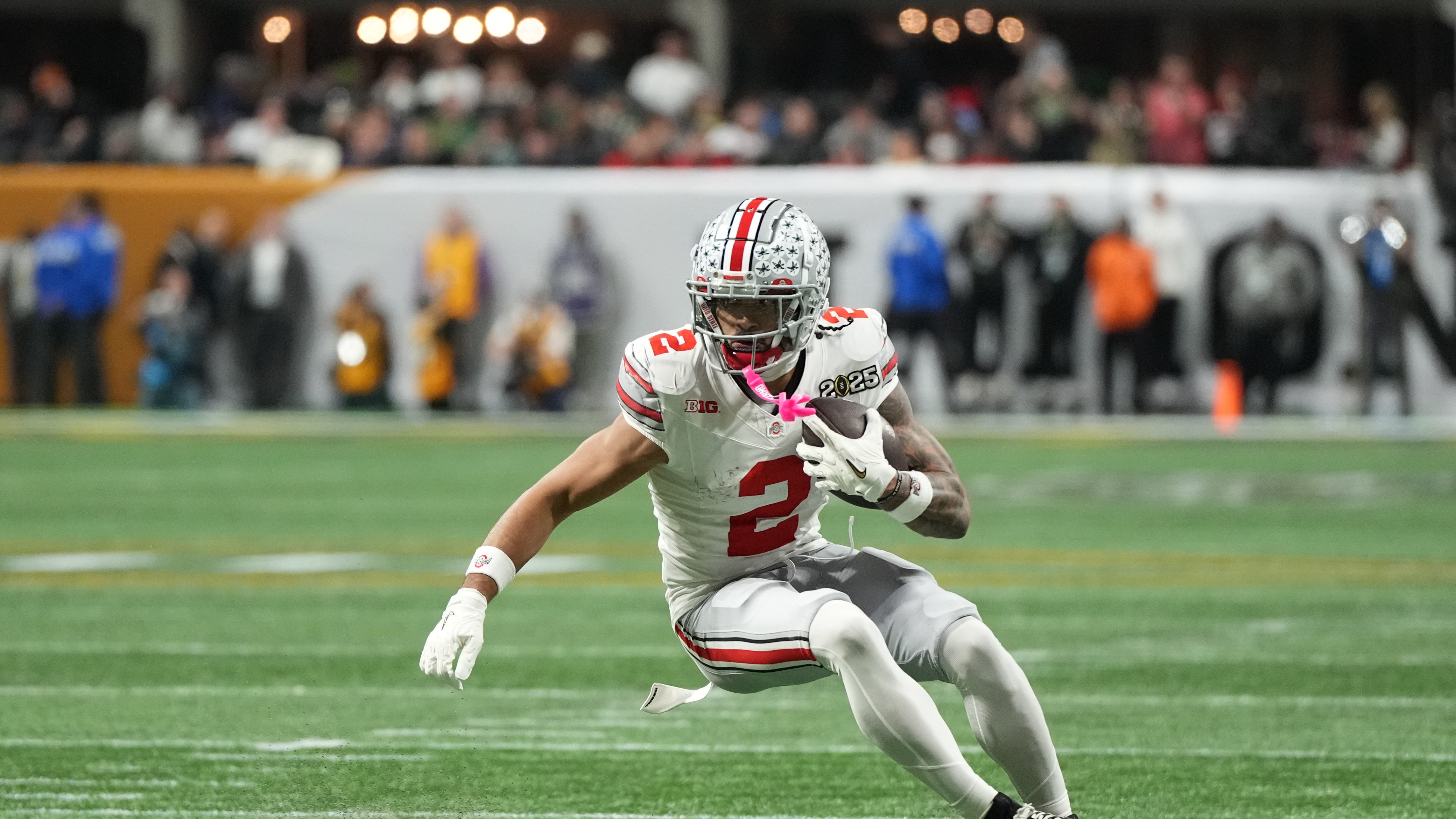 Ohio State football star Emeka Egbuka meets with CJ Stroud-led Texans