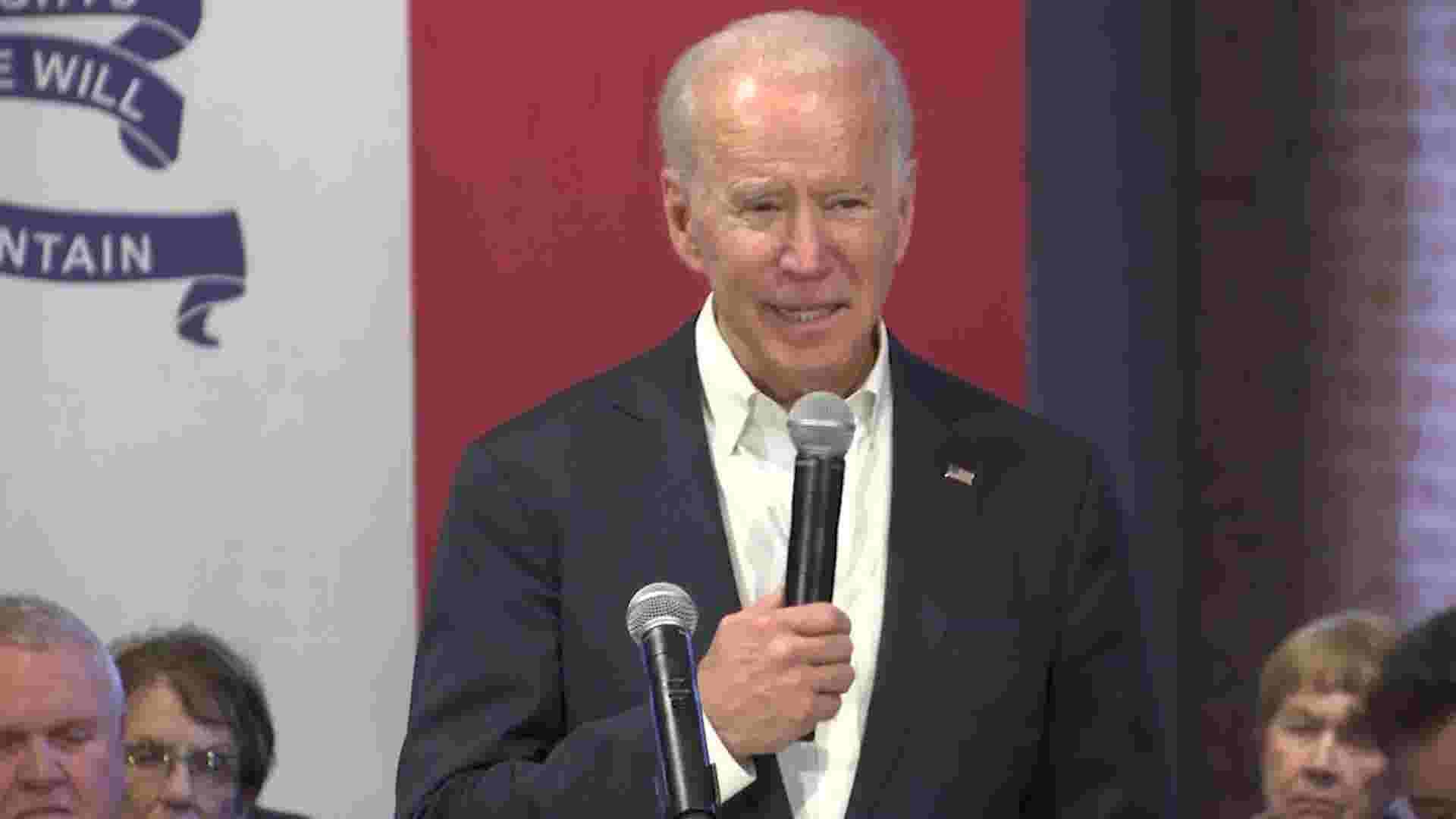 Biden Rejects Infighting Among Dem Candidates 