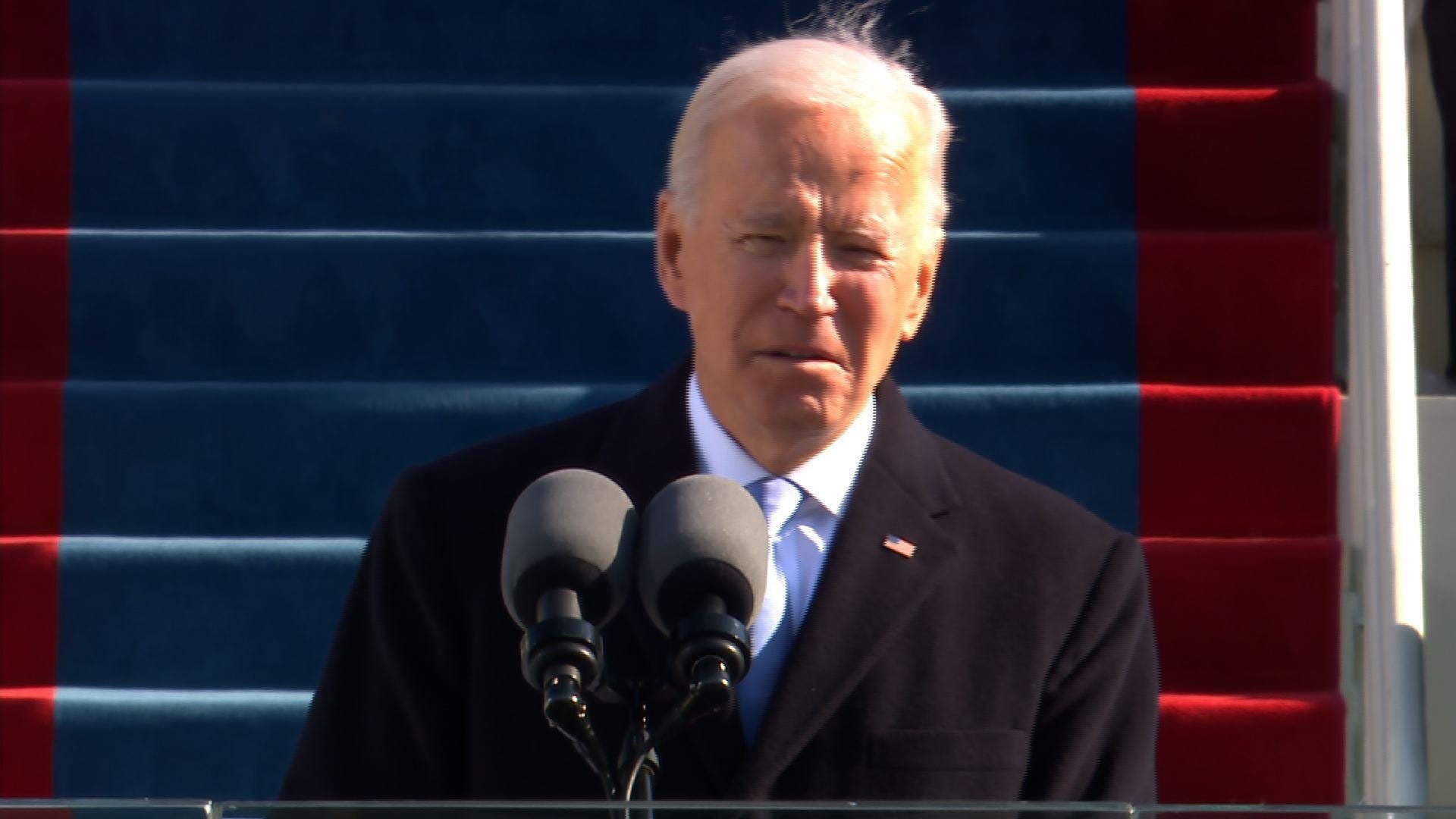 Biden Inaugural: 'Without Unity There Is No Peace'